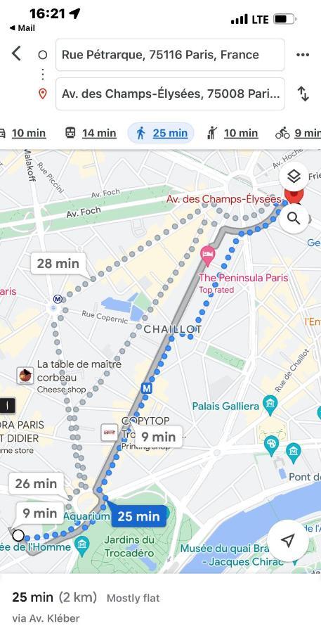 T2 Trocadero Tour Eiffel Apartment Париж Екстериор снимка