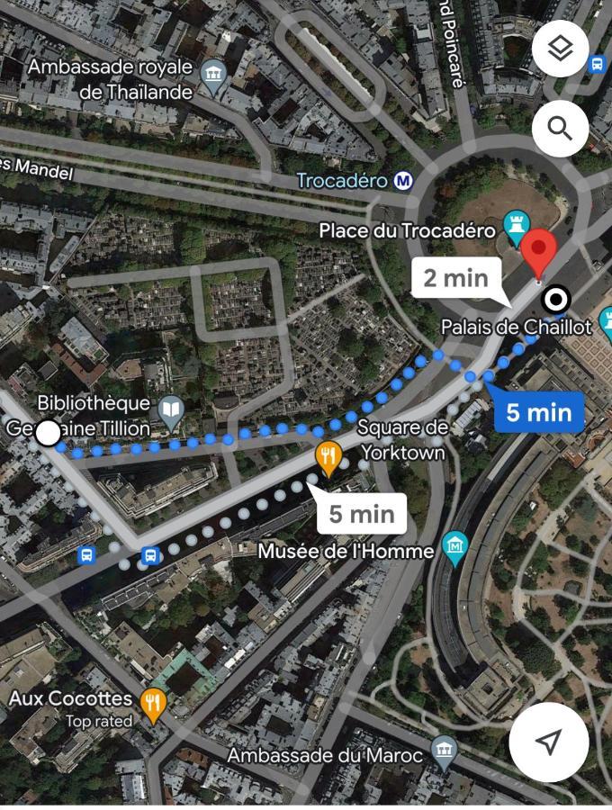 T2 Trocadero Tour Eiffel Apartment Париж Екстериор снимка
