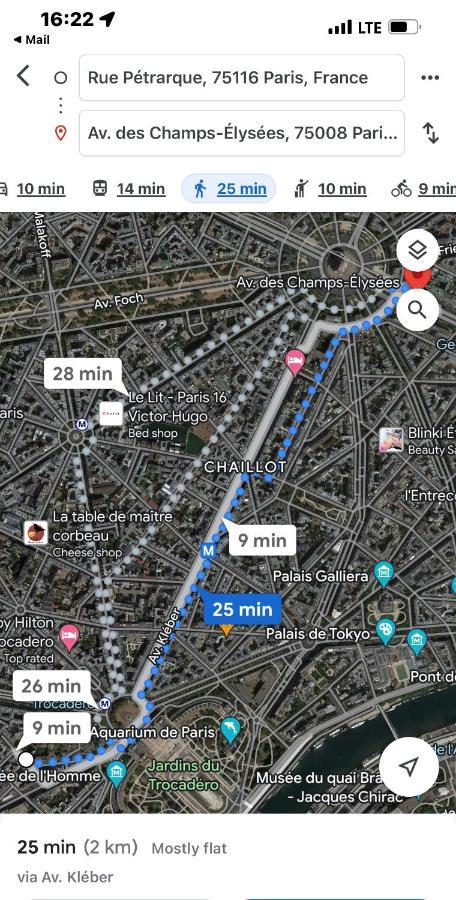 T2 Trocadero Tour Eiffel Apartment Париж Екстериор снимка